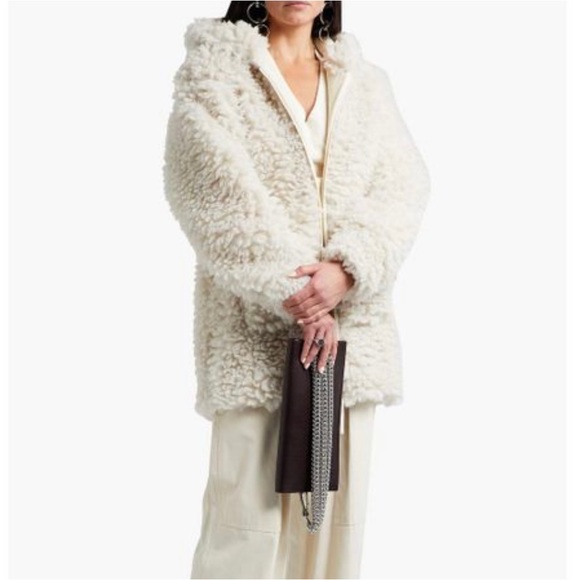 Helmut Lang Fleece Hooded Parka NWT XS - Picture 3 of 13